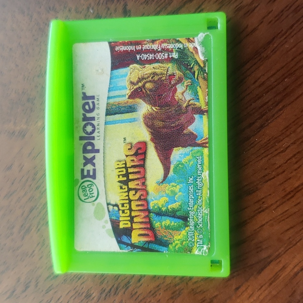 Leap Frog Explorer Game Digging For Dinosaurs